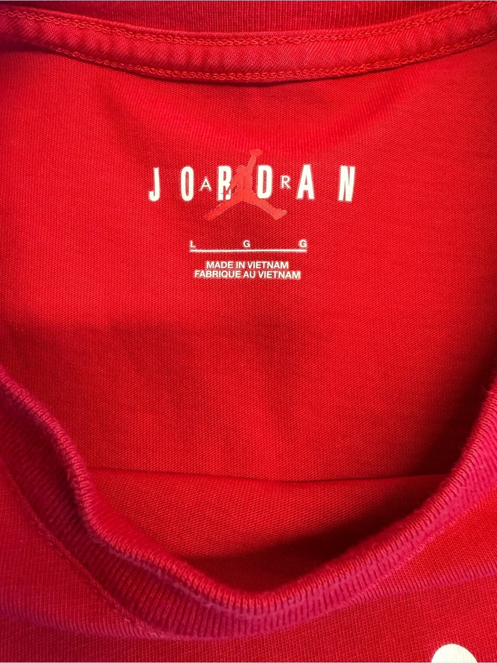 Jordan Men’s L Red Jumpman Graphic T-Shirt
